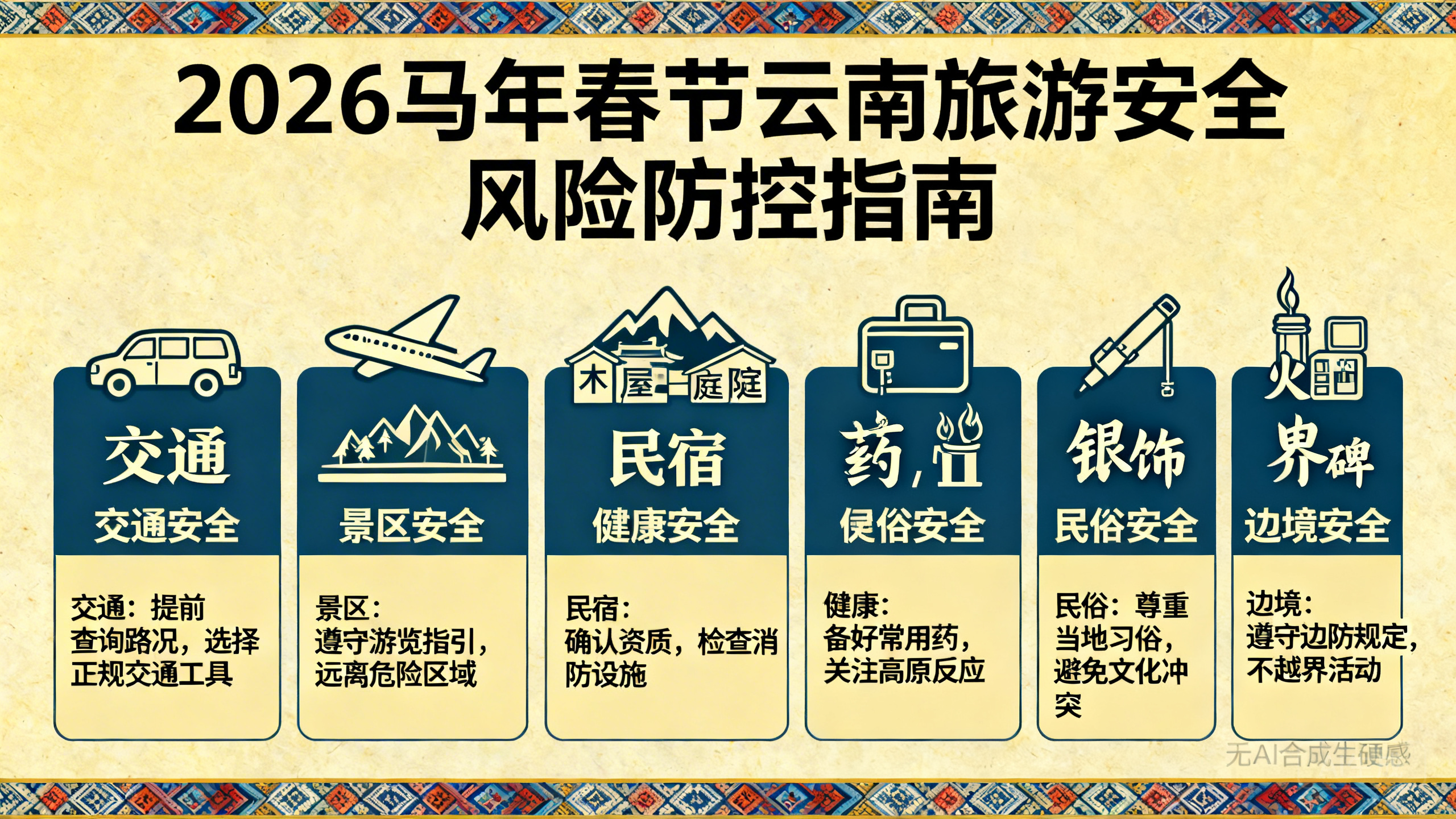 2026马年春节云南旅行安全指南：交通/景区/民宿/健康/民俗/边境全防护