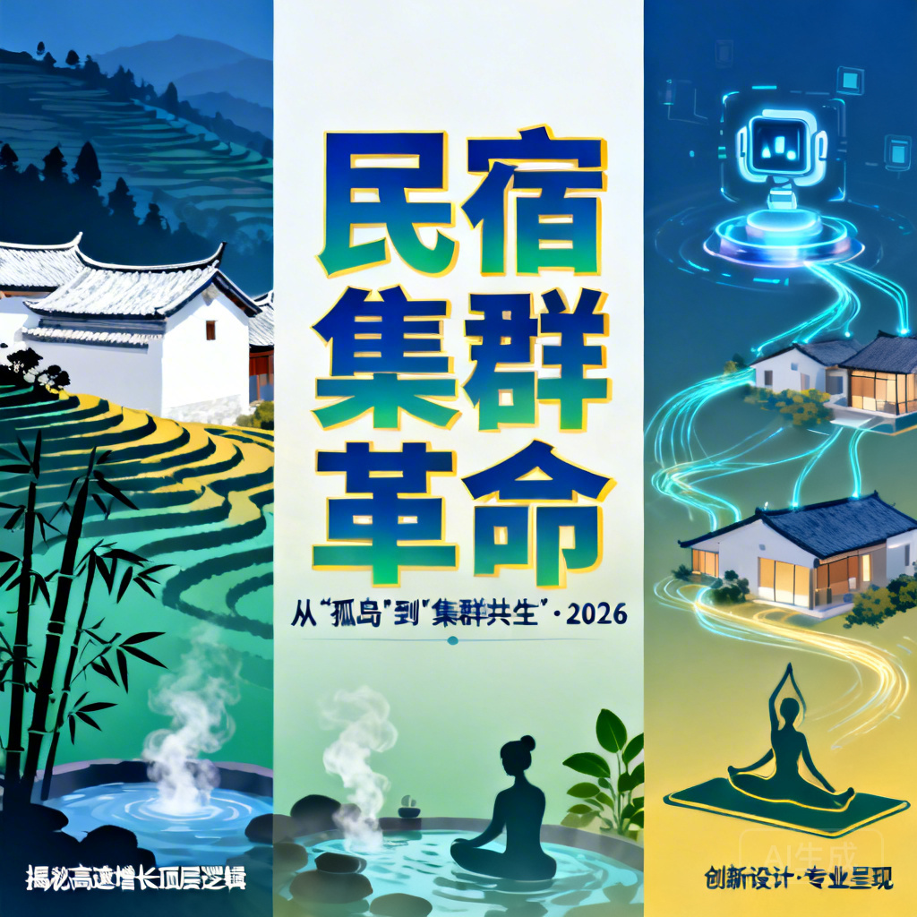 2026民宿革命：从&amp;amp;amp;amp;amp;amp;amp;amp;amp;quot;孤岛&amp;amp;amp;amp;amp;amp;amp;amp;amp;quot;到&amp;amp;amp;amp;amp;amp;amp;amp;amp;quot;集群共生&amp;amp;amp;amp;amp;amp;amp;amp;amp;quot;，揭秘高速增长顶层逻辑！​
