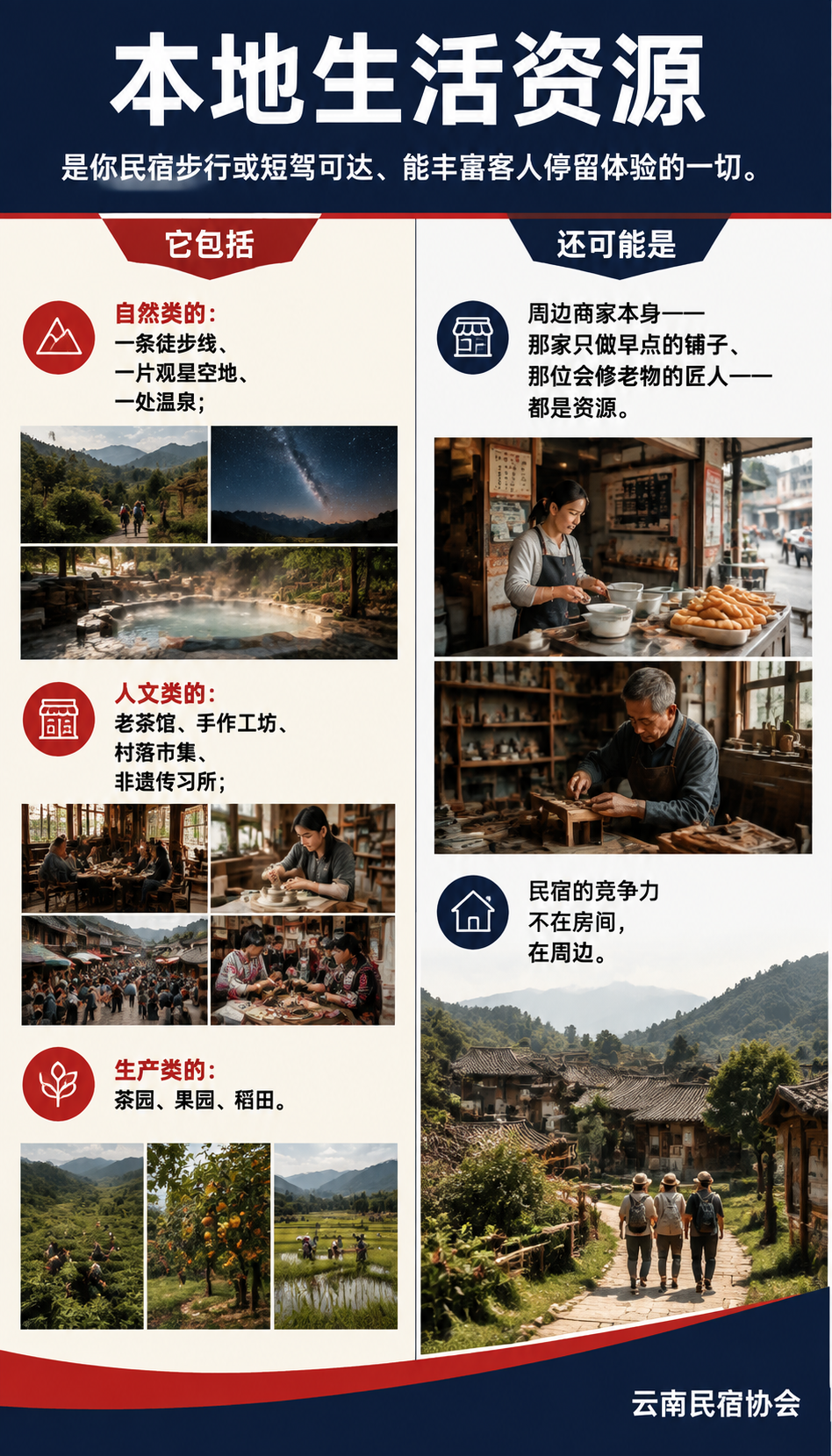 民宿本地生活怎么连:把周边资源变成入住理由:把资源变成季节限定理由