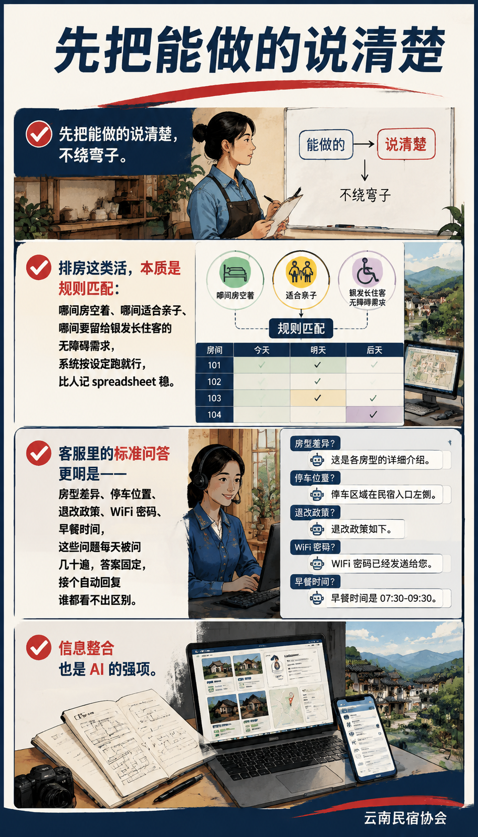 民宿管家会不会被AI取代？一个从业者真实的看法：职业化恰恰是把"人"不可替代的部分做厚