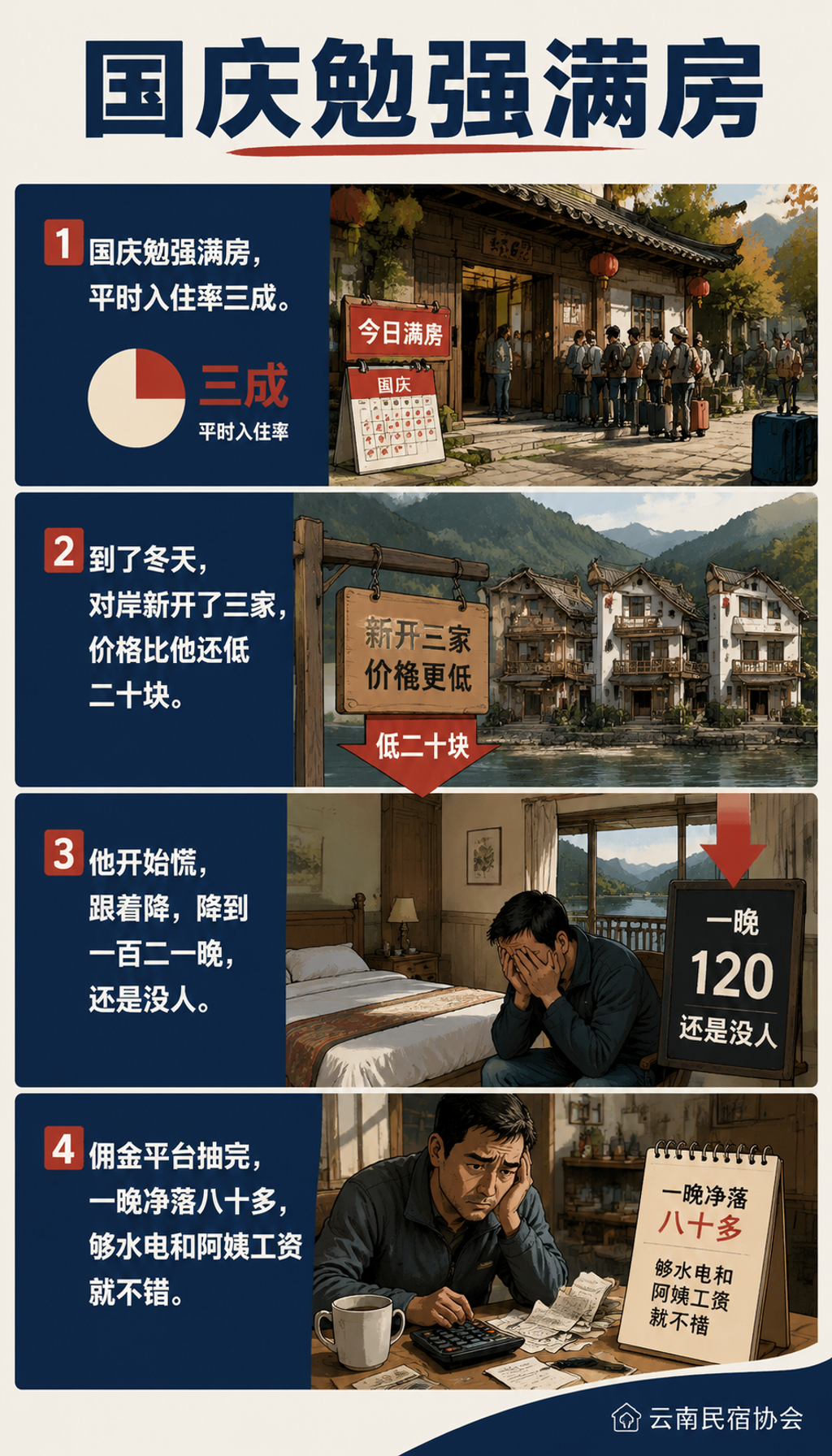 79块一晚还含早，隔壁开价68：同质化民宿怎么跳出价格战死局：三、年轻人没变抠，他们只是把钱挪了地方