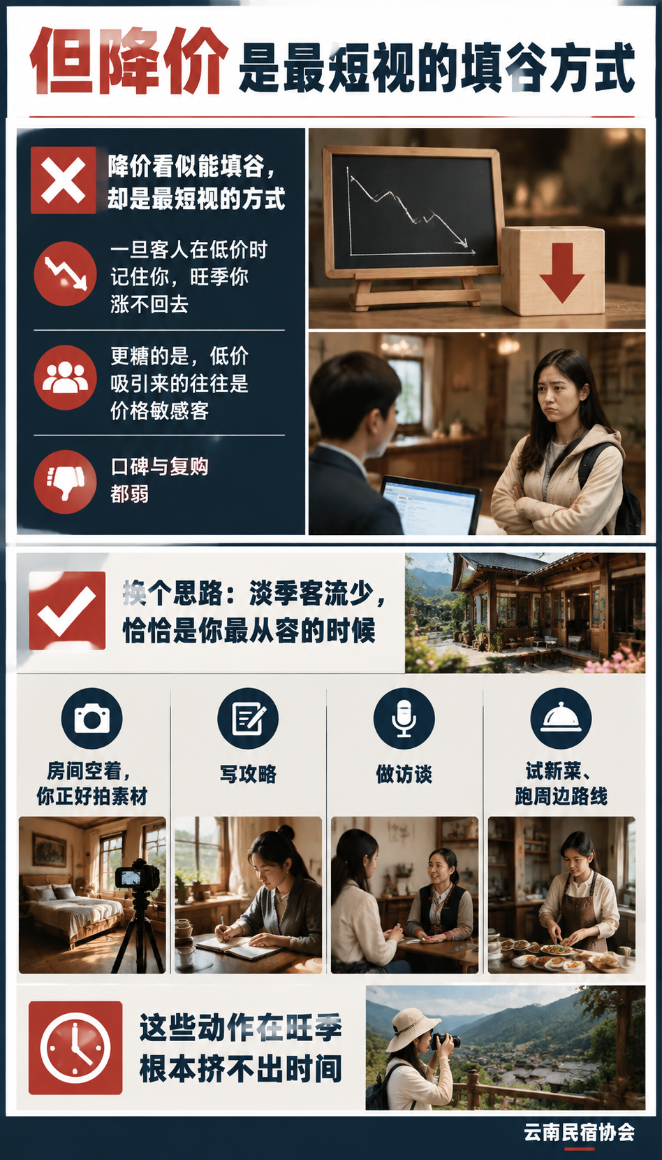 民宿淡季怎么用内容填平入住波谷:运营优化:三类内容填谷:引流、种草、留存