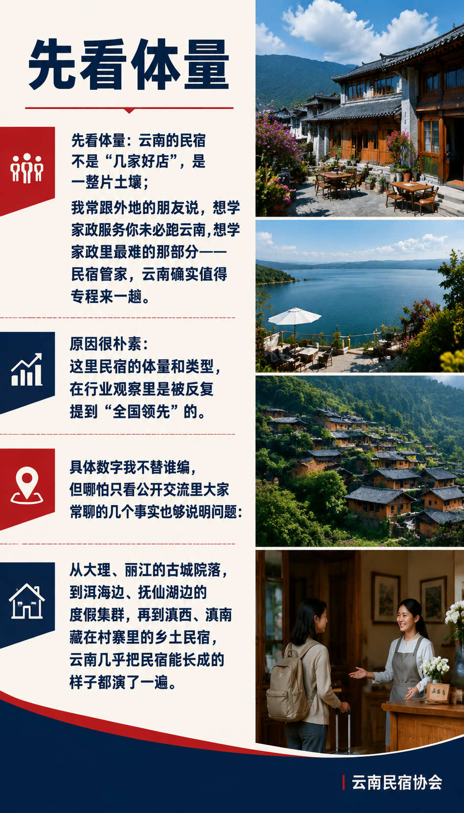 想当民宿管家，为什么越来越多人选择来云南：先看体量：云南的民宿不是"几家好店"，是一整片土壤
