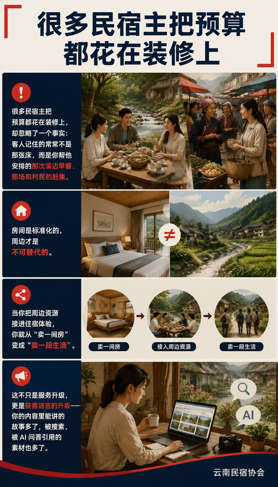 民宿本地生活怎么连:把周边资源变成入住理由:周边资源的价值分级
