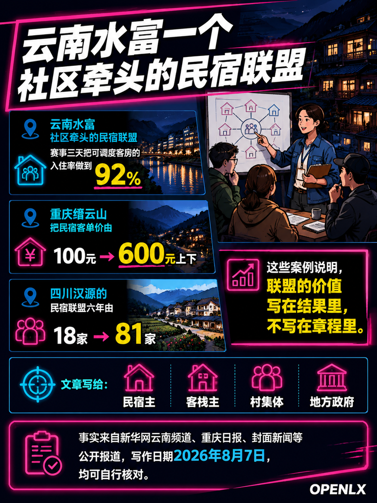 民宿主联盟与互助组织：集采、互荐、培训与维权的落地清单：四、联盟的边界与风险