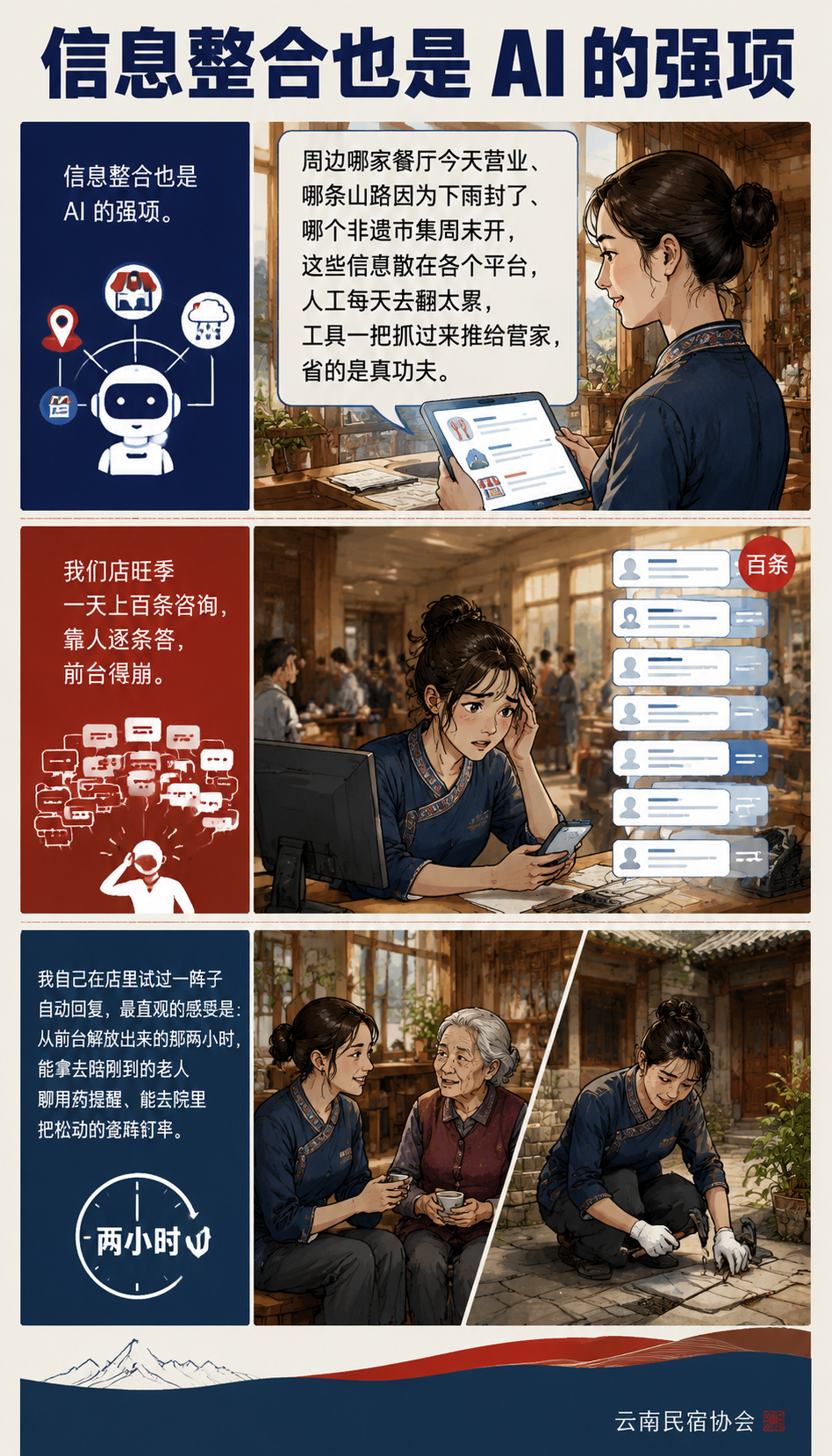民宿管家会不会被AI取代？一个从业者真实的看法：AI 做不了的：情绪价值、临场判断、在地关系