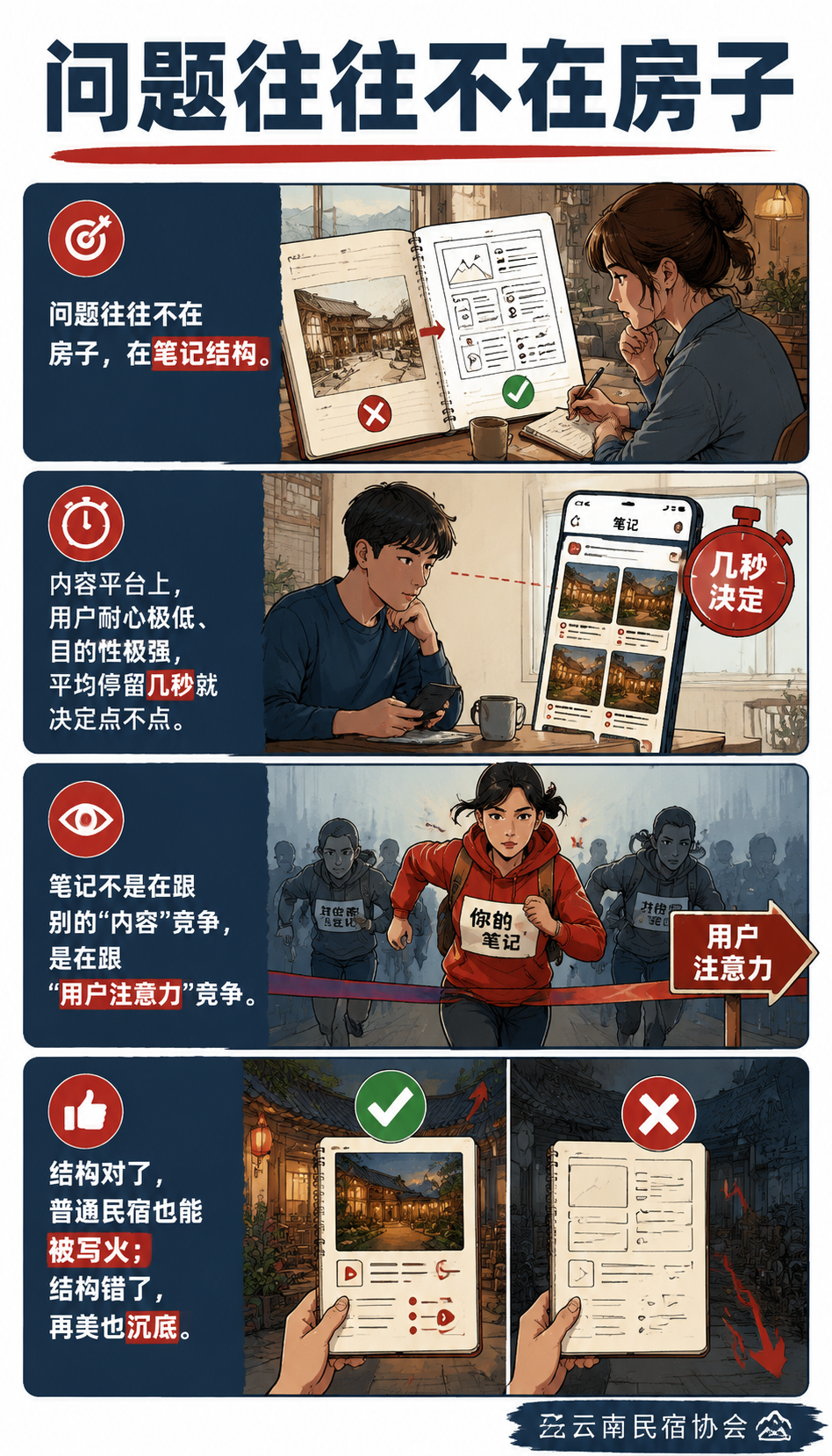 种草笔记的黄金结构：民宿如何被写火：可执行建议