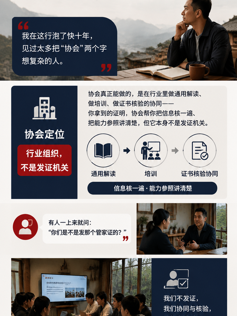 云南省旅游民宿行业协会在民宿管家职业化里做了什么:链接基地、民宿主、从业者三方的努力
