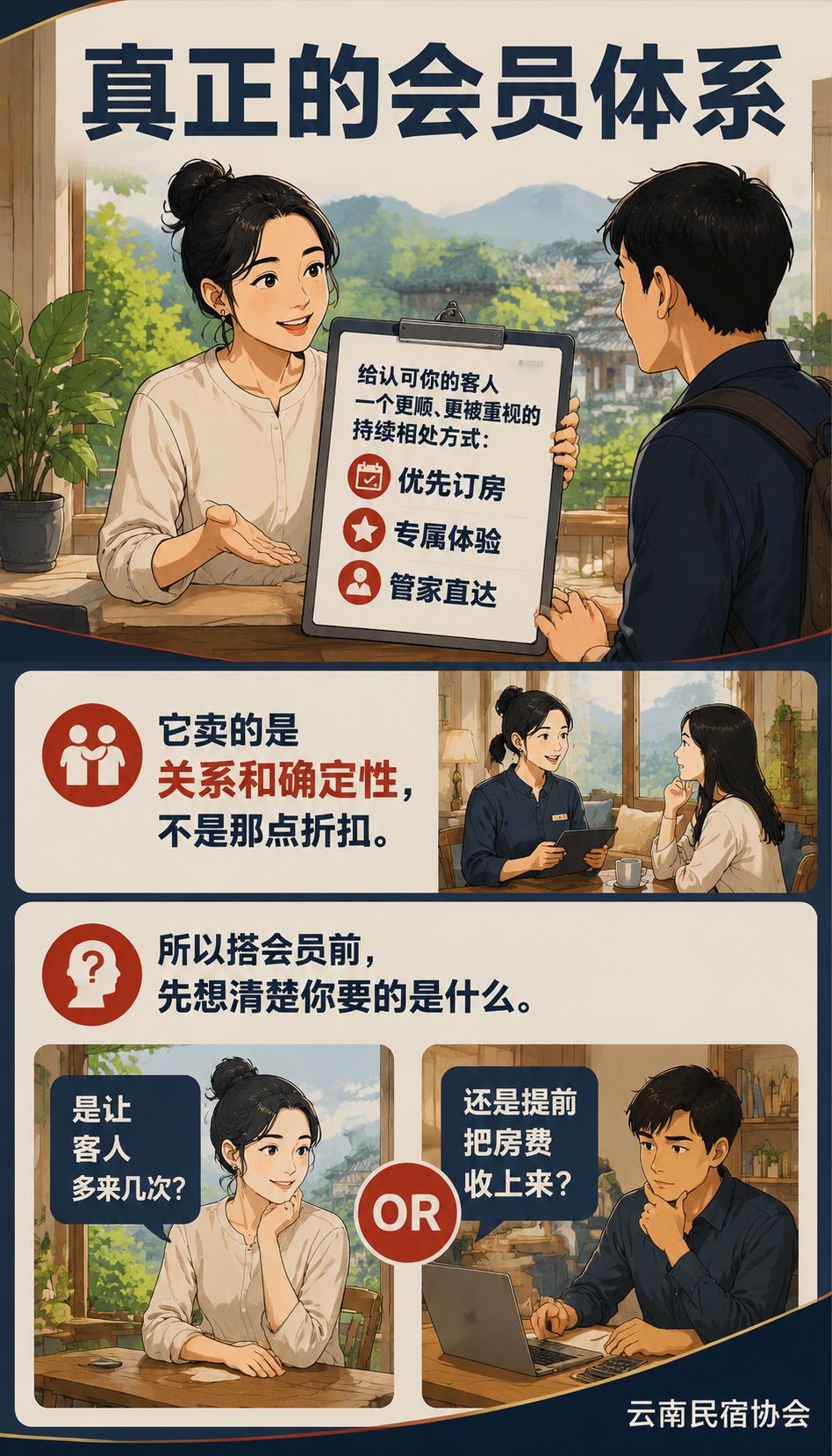 民宿会员体系怎么搭：从单次入住到年付复购：会员权益要有用不廉价