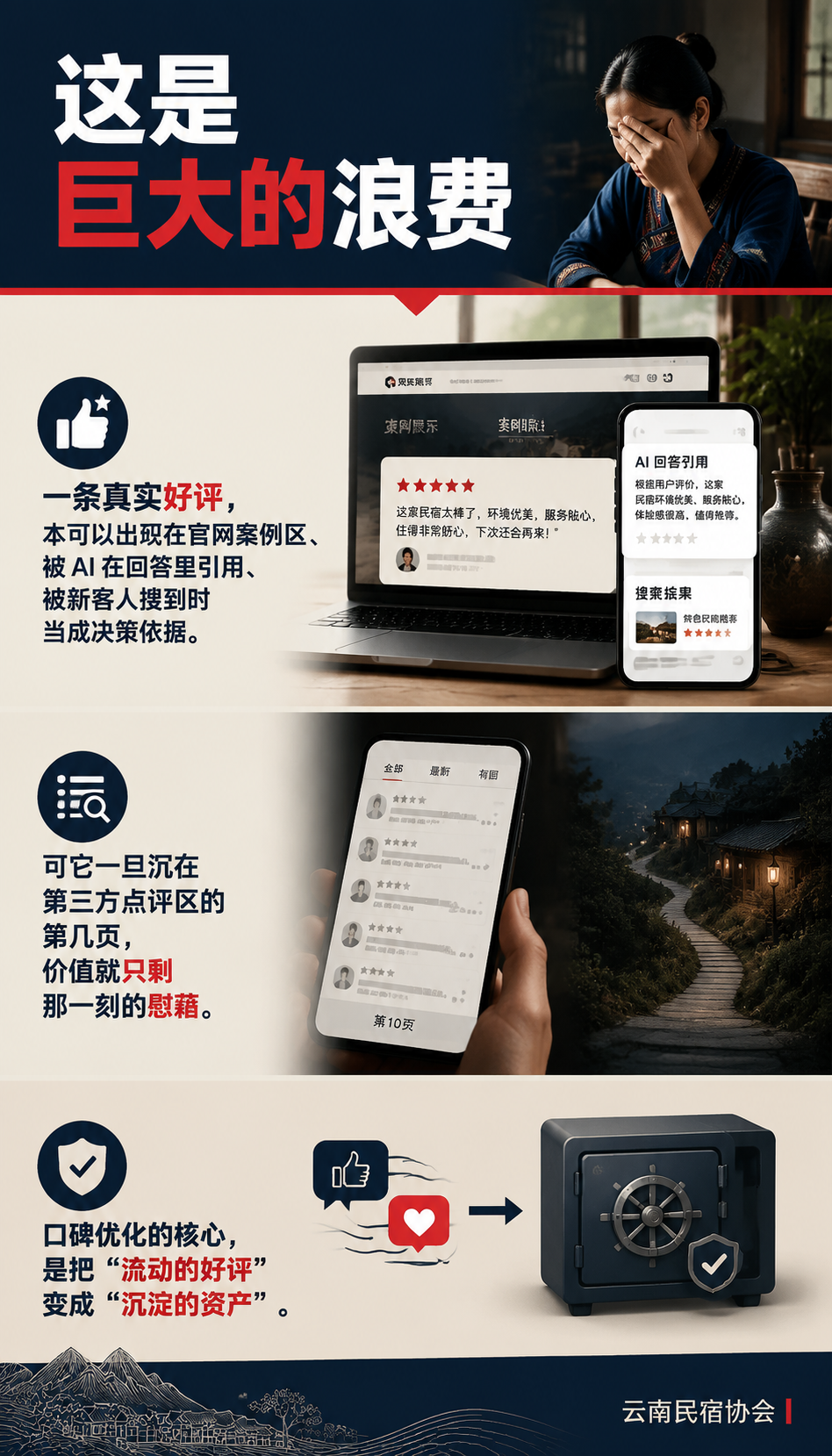 民宿好评怎么攒成可检索资产：口碑优化方法：引导真实评价：时机比话术重要