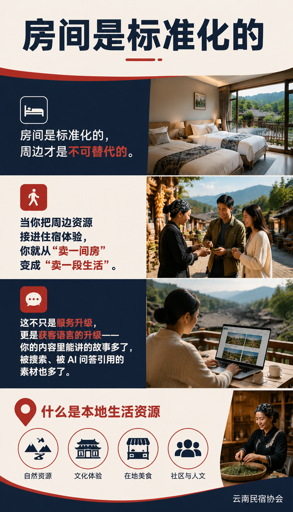 民宿本地生活怎么连:把周边资源变成入住理由:设计入住理由:把资源翻译成体验