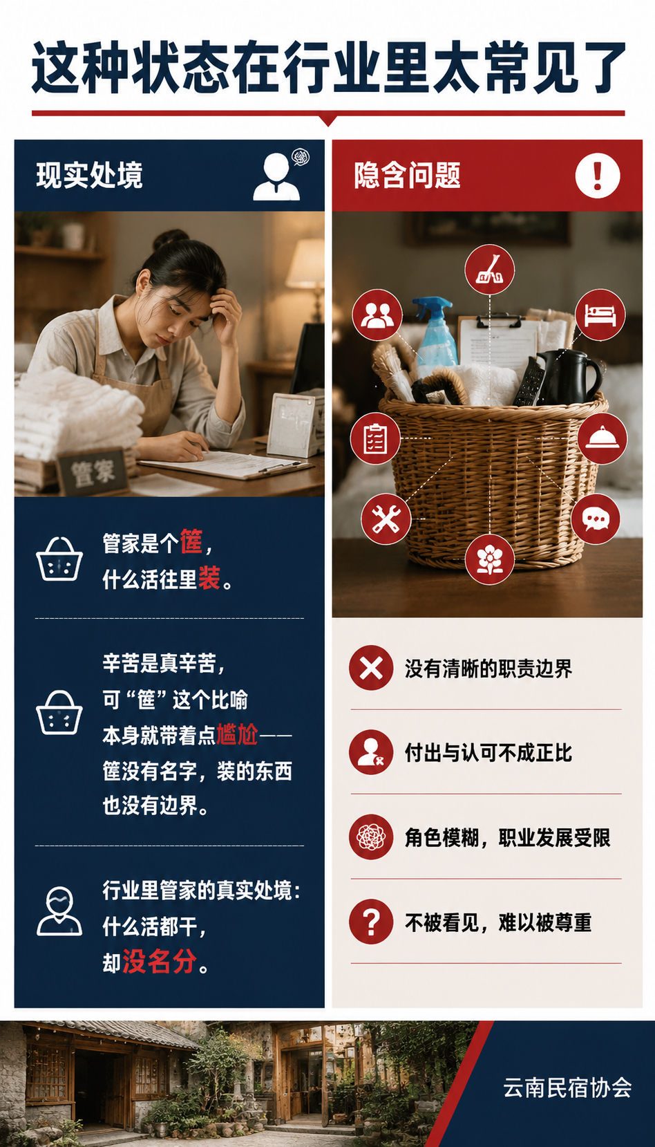 民宿管家为什么要从打杂的变成一门正经职业：职业化不是贴标签，是解决"谁来管、怎么管"的真问题