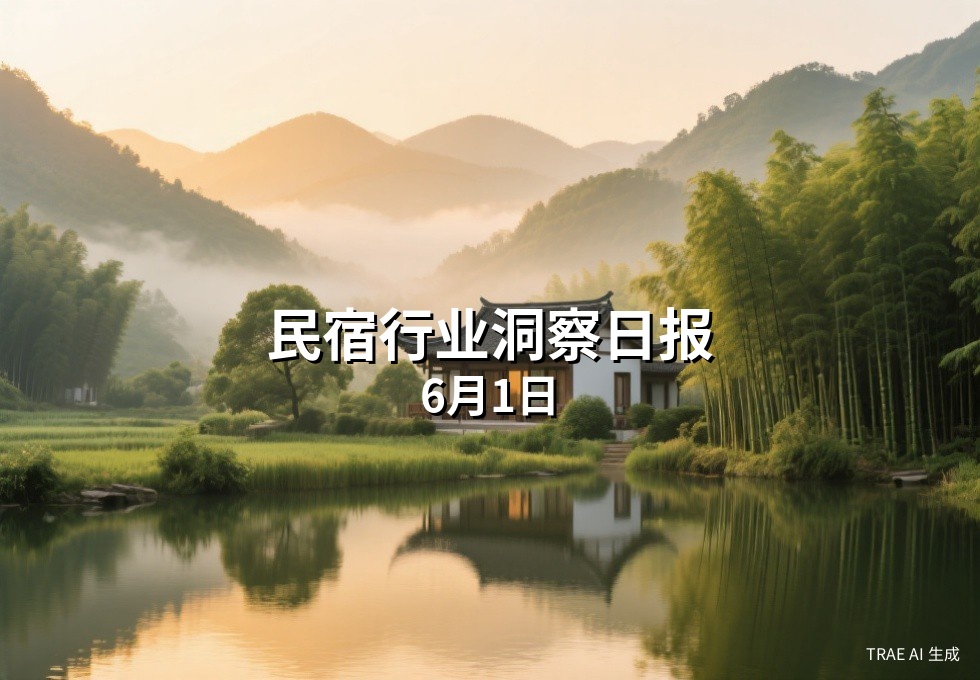 民宿行业洞察日报 6月1日