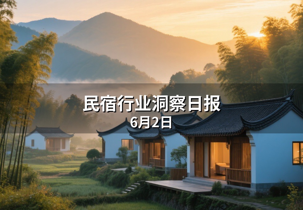 民宿行业洞察日报：6月2日