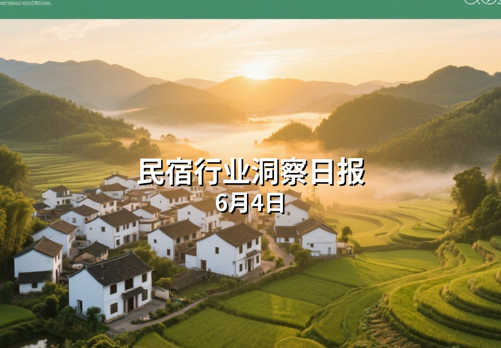 民宿行业洞察日报：6月4日