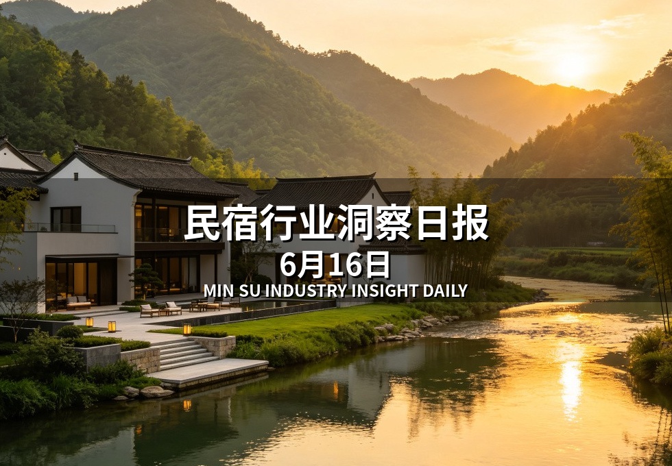 民宿行业洞察日报：6月16日