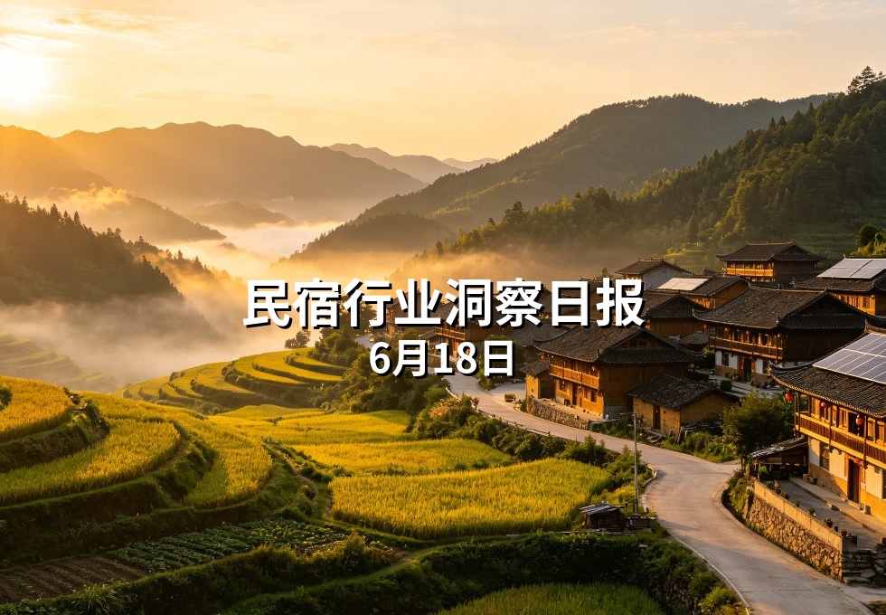 民宿行业洞察日报：6月18日