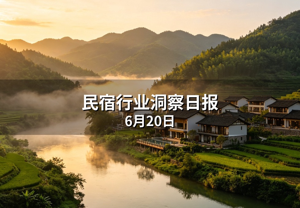 民宿行业洞察日报：6月20日