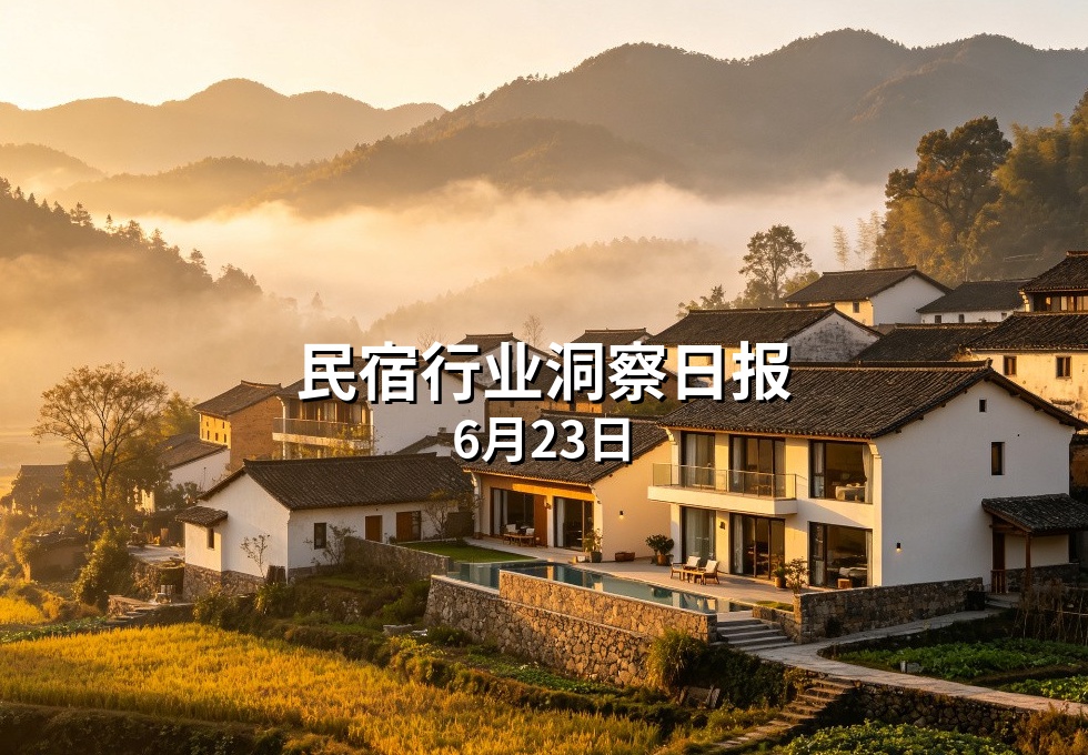 民宿行业洞察日报：6月23日