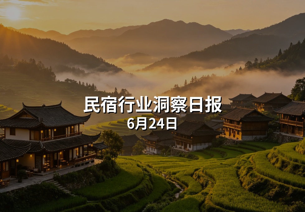 民宿行业洞察日报：6月24日