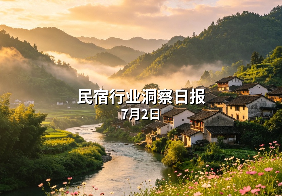 民宿行业洞察日报：7月2日