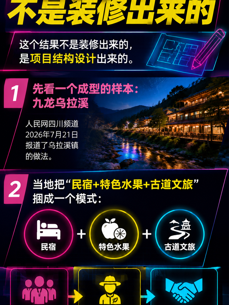 农文旅融合项目怎么落地：民宿加农业的三种设计模型：一、先看一个成型的样本：九龙乌拉溪