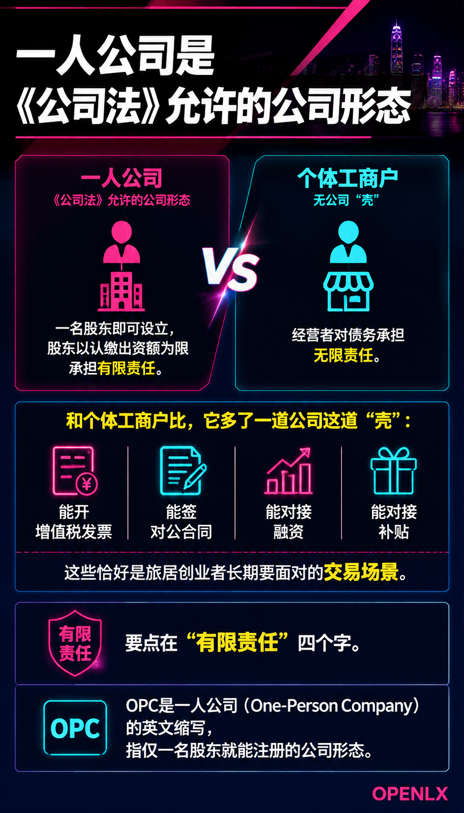 OPC一人公司与旅居创业：数字职业的新形态：三、20条措施里，一人公司能拿到什么