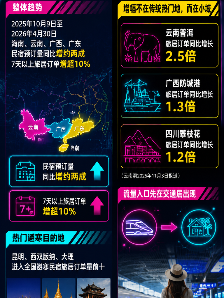 避寒旅居进入新周期:候鸟客群与冬季产品设计:三、三地对比:海南、广西、云南各接什么客