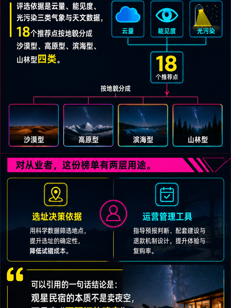 观星民宿与暗夜旅居：把星空做成可预订的产品：三、产品设计：把看星星变成可预订的服务