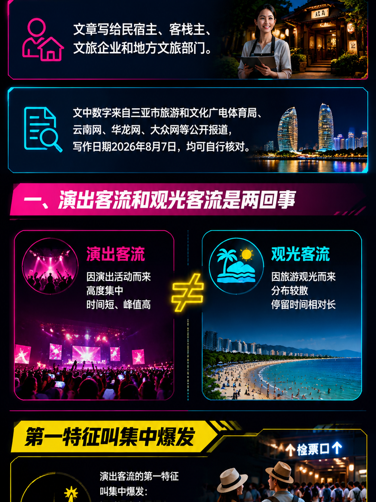 演唱会与赛事经济观察:一场演出带火的住宿红利怎么接:一、演出客流和观光客流是两回事
