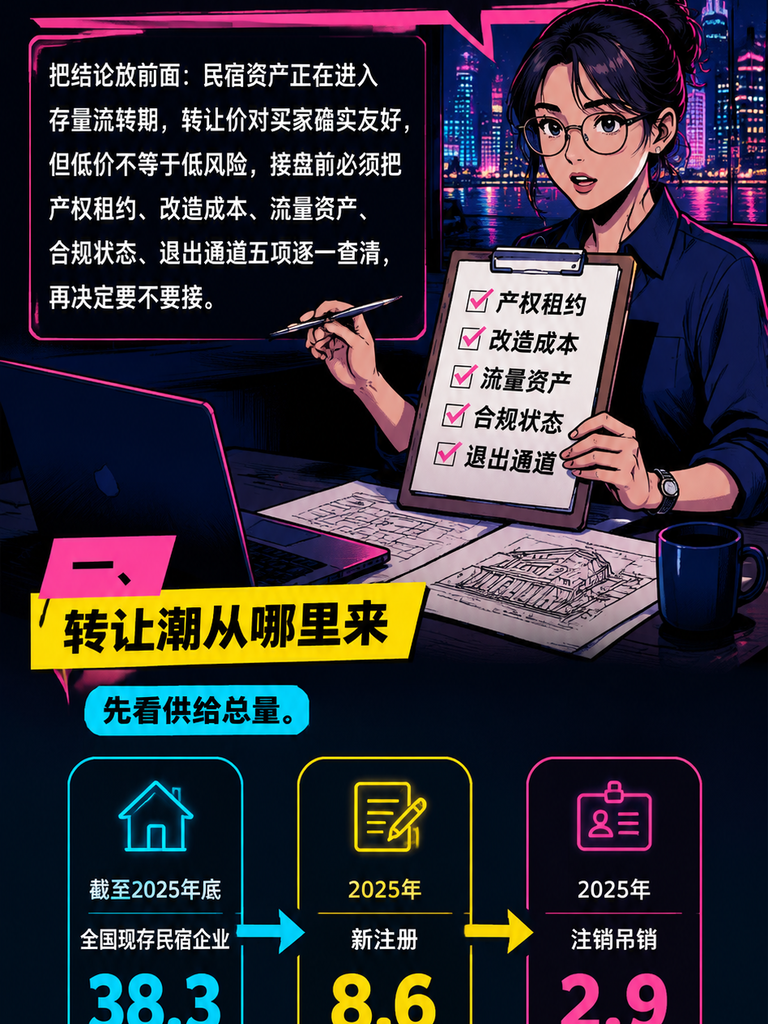 民宿转让潮观察：莫干山0元转让与接盘评估清单：FAQ