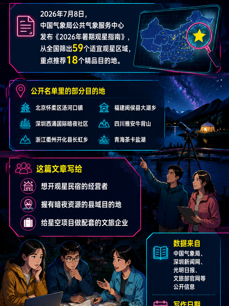 观星民宿与暗夜旅居：把星空做成可预订的产品：五、经营提醒：别把口号当产品