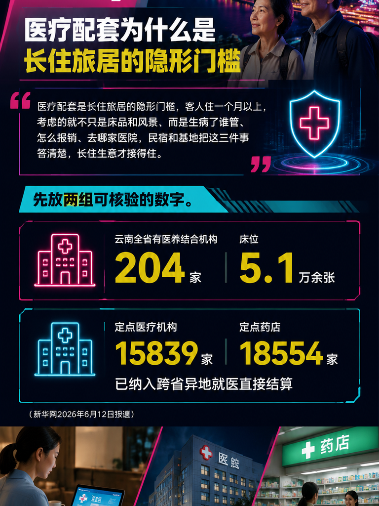 旅居医疗配套：长住客的看病就医门槛与落地解法：三、异地就医政策要点：备案、结算、报销