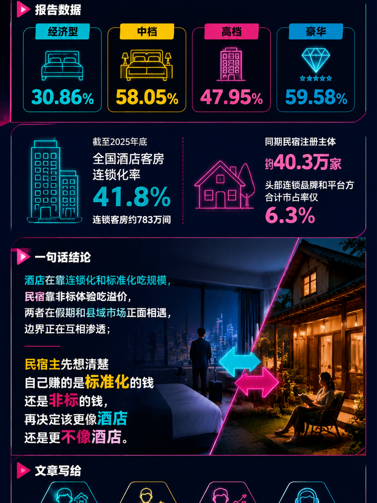 民宿与酒店的份额之争：非标住宿的大盘与边界：五、民宿主怎么定位：五个问题清单