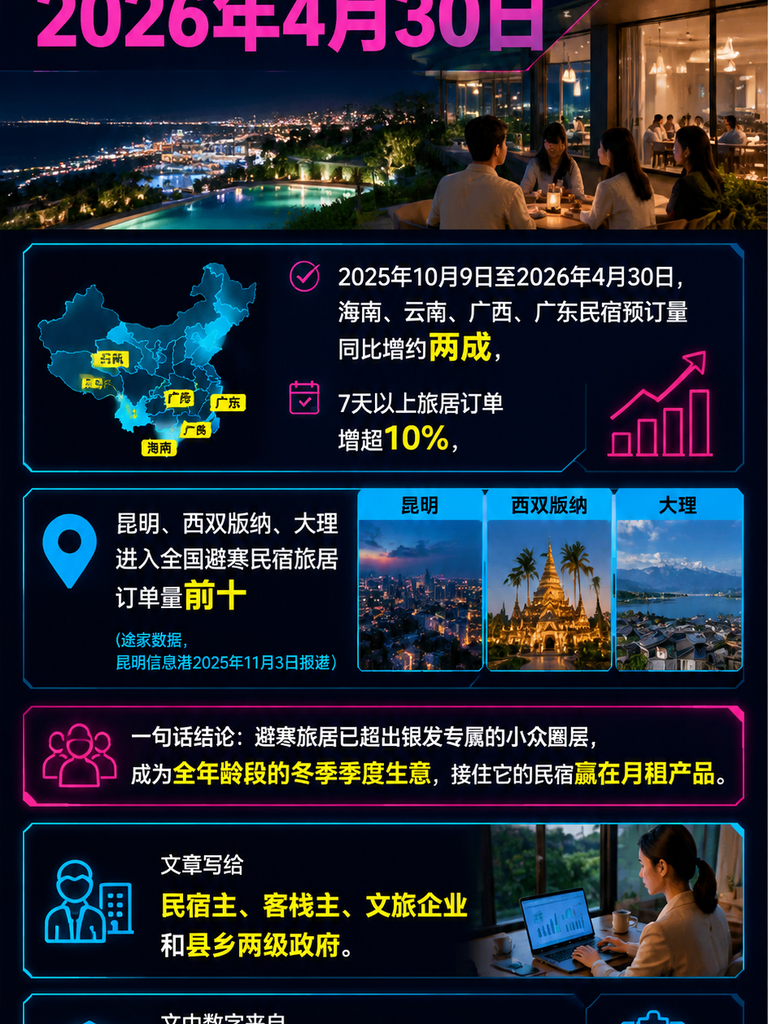 避寒旅居进入新周期:候鸟客群与冬季产品设计:导语