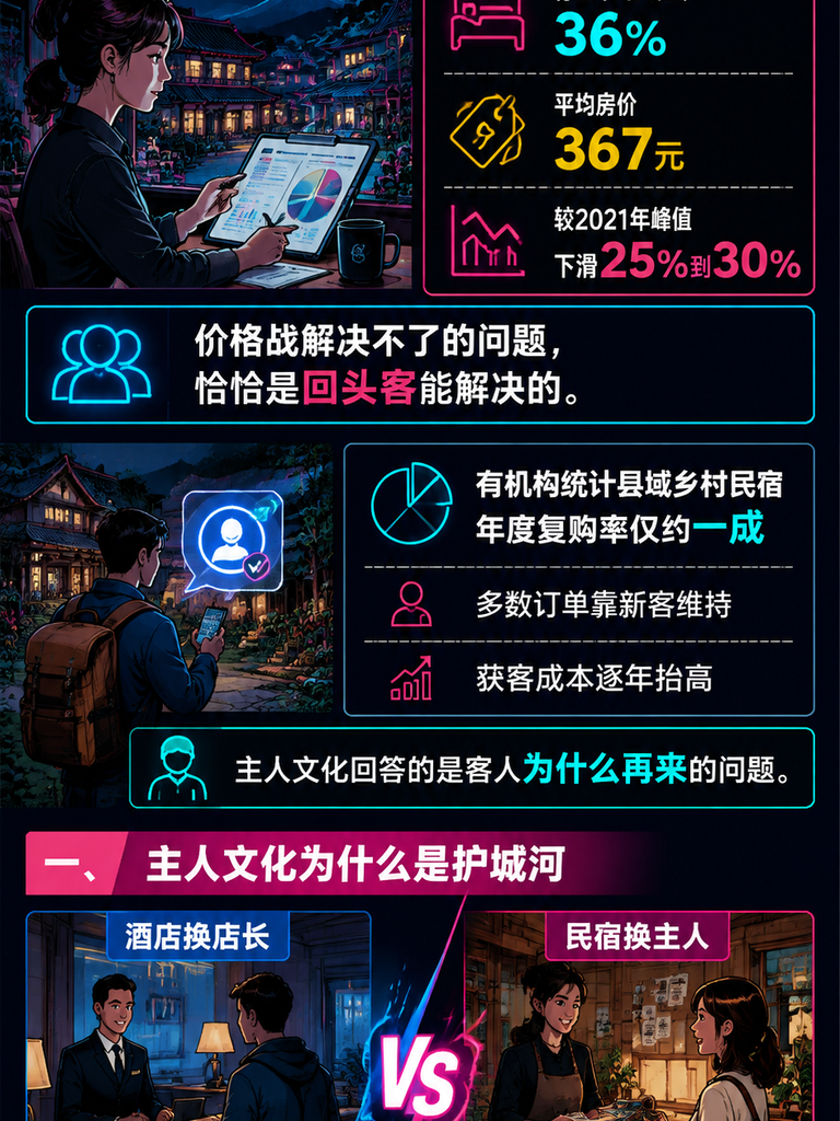 民宿主理人IP：主人文化怎么变成复购理由：一、主人文化为什么是护城河