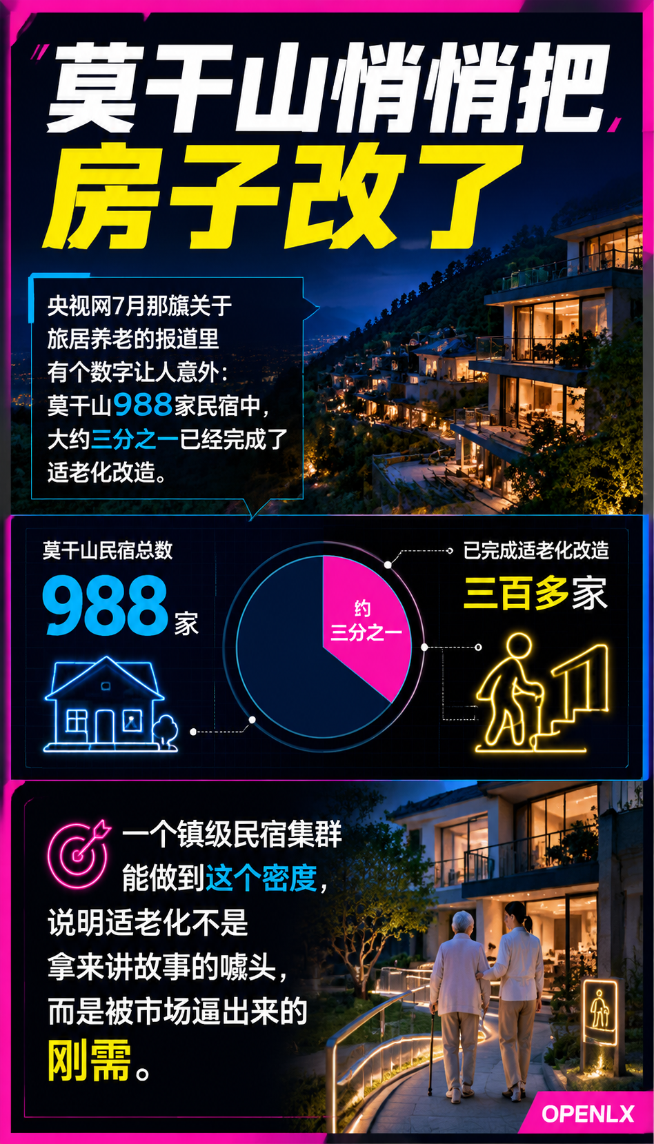 康养旅居3.0：莫干山1/3民宿适老化、银发族人均消费过万——这门生意的命门是“被信任“：莫干山悄悄把房子改了