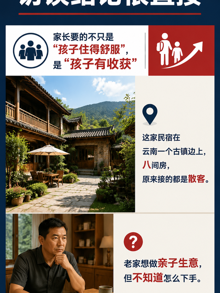 一个院子接住亲子家庭：研学旅居产品的 90 天打磨：六、运营数据怎么定：研学产品看什么