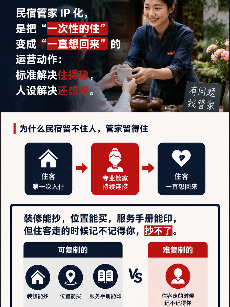 民宿管家 IP 化与私域运营：小院怎么长出回头客：正文