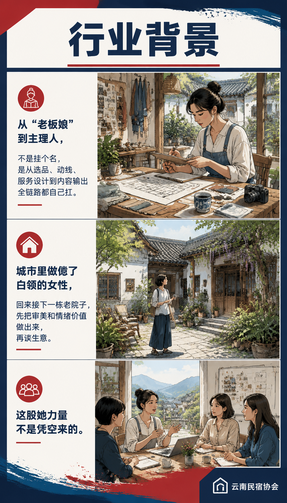 她力量入场:女性主理人和女管家,正在改写文旅创业:行业背景