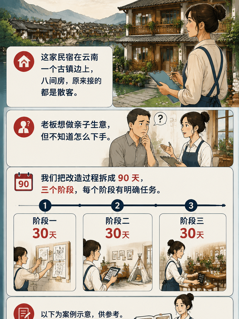 一个院子接住亲子家庭：研学旅居产品的 90 天打磨：六、运营数据怎么定：研学产品看什么
