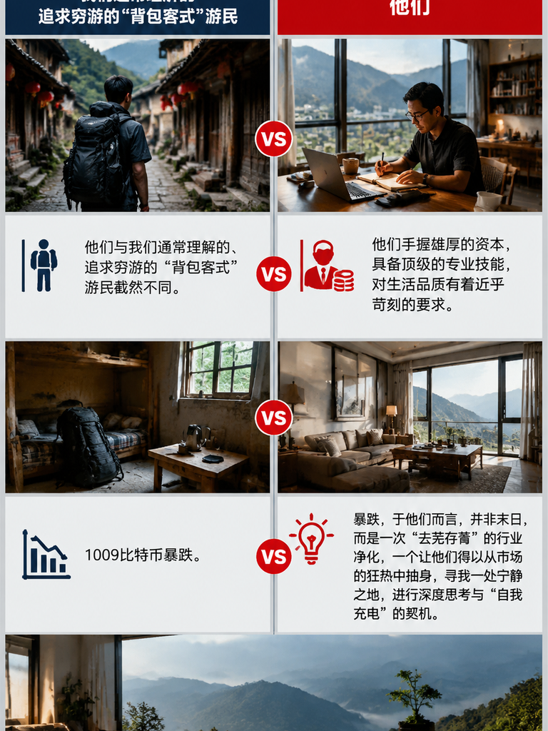 比特币暴跌,但专业的“数字游民”正在涌入云南!他们不住网红店,只找这种能“充电”的避世书房。:第二层:体验性的“支柱”——一个能“自我充电”的能量场