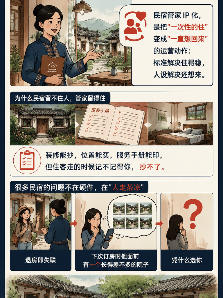 民宿管家 IP 化与私域运营：小院怎么长出回头客：常见问题