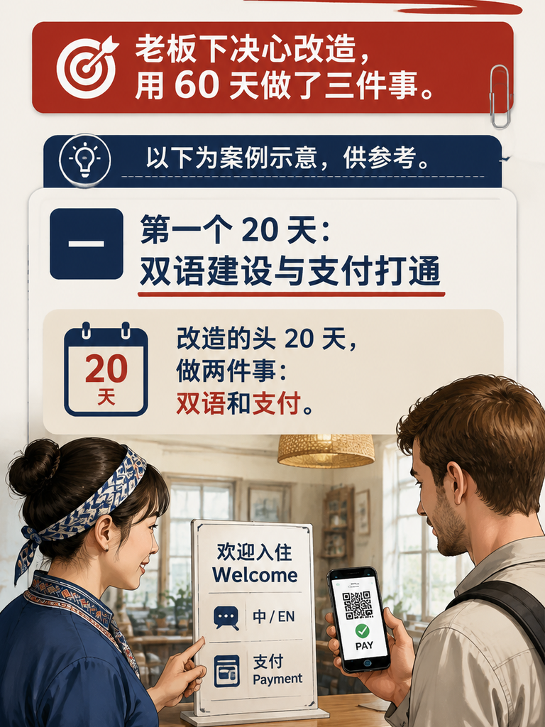 从“接得住“到“留得下“:一家民宿的入境接待改造实录:二、第二个 20 天:服务与餐食适配