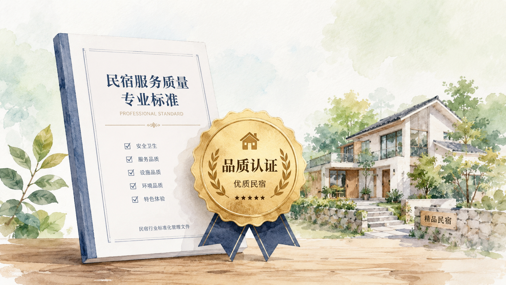 民宿行业数据共享:团体标准构建产业大数据平台 - AI配图