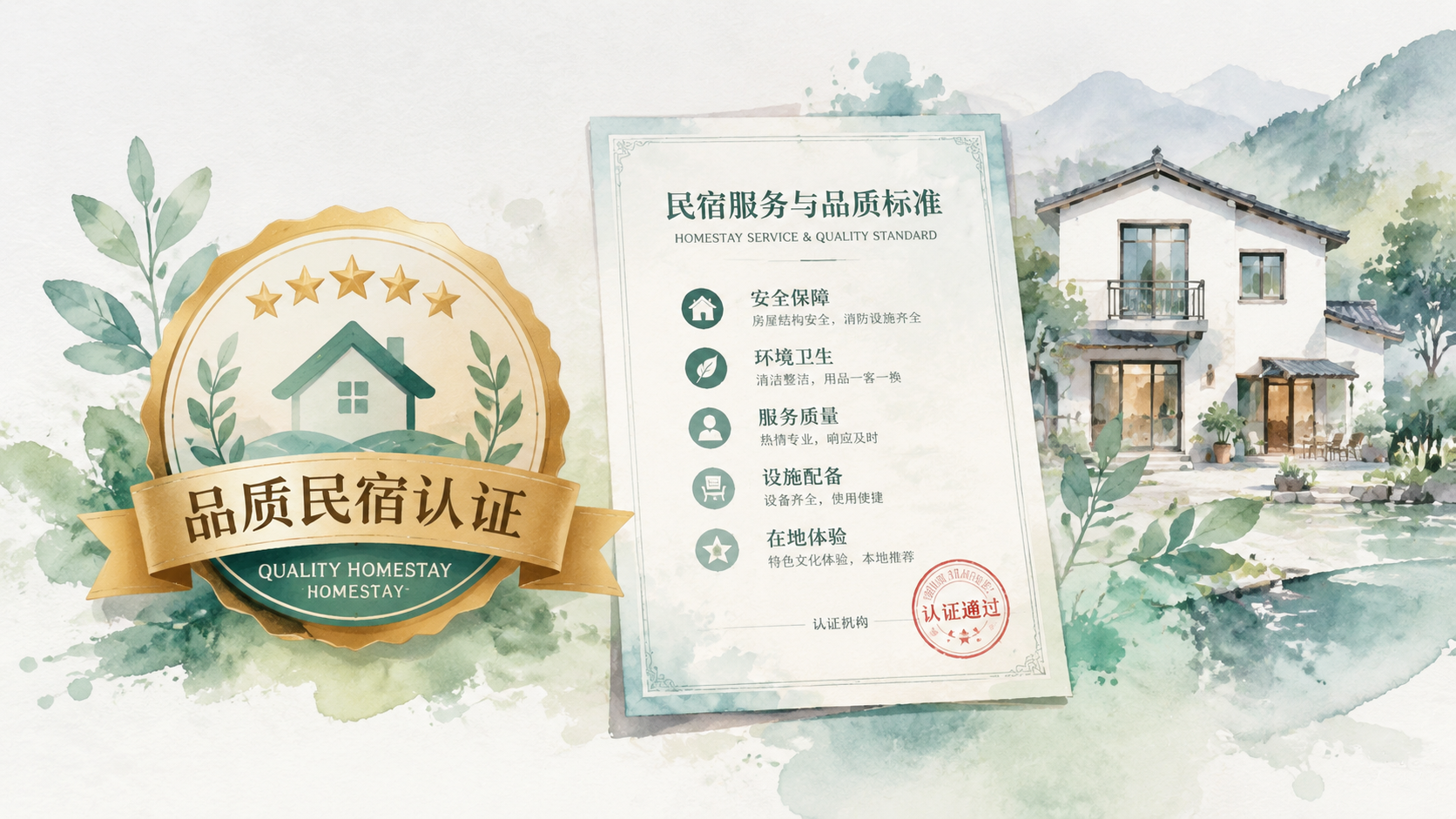 民宿平台合作新模式:团体标准赋能OTA与垂直平台 - AI配图
