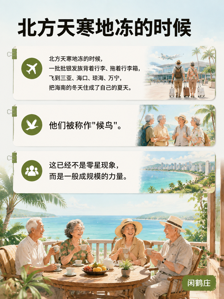160万"候鸟"挤爆海南：18条新政背后，旅居养老为什么死磕"医疗"？：参考资料来源