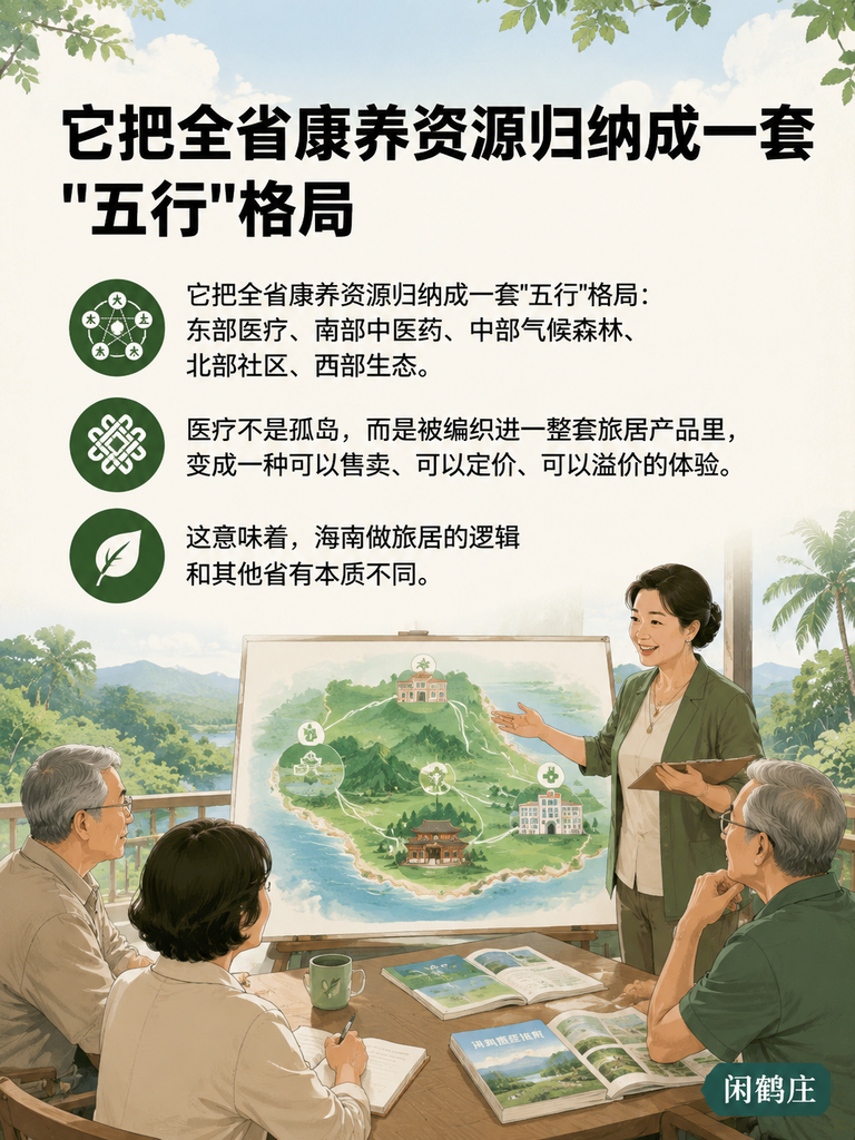 博鳌乐城+五行康养：海南凭什么把"医疗资源"变成旅居定价权：二、五行康养格局：医疗如何被拆成五种旅居产品