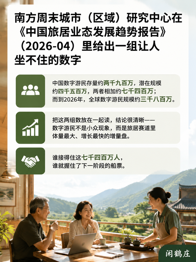 7400万数字游民来了：南方周末报告指出的胜负手，就叫"在地生活支持系统"：导语