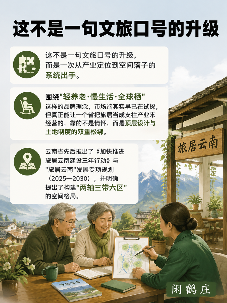 云南出手了："旅居云南"三年行动+两轴三带六区，一个省如何把旅居做成支柱产业：五、旅居成为省域经济新引擎的底气与现实挑战